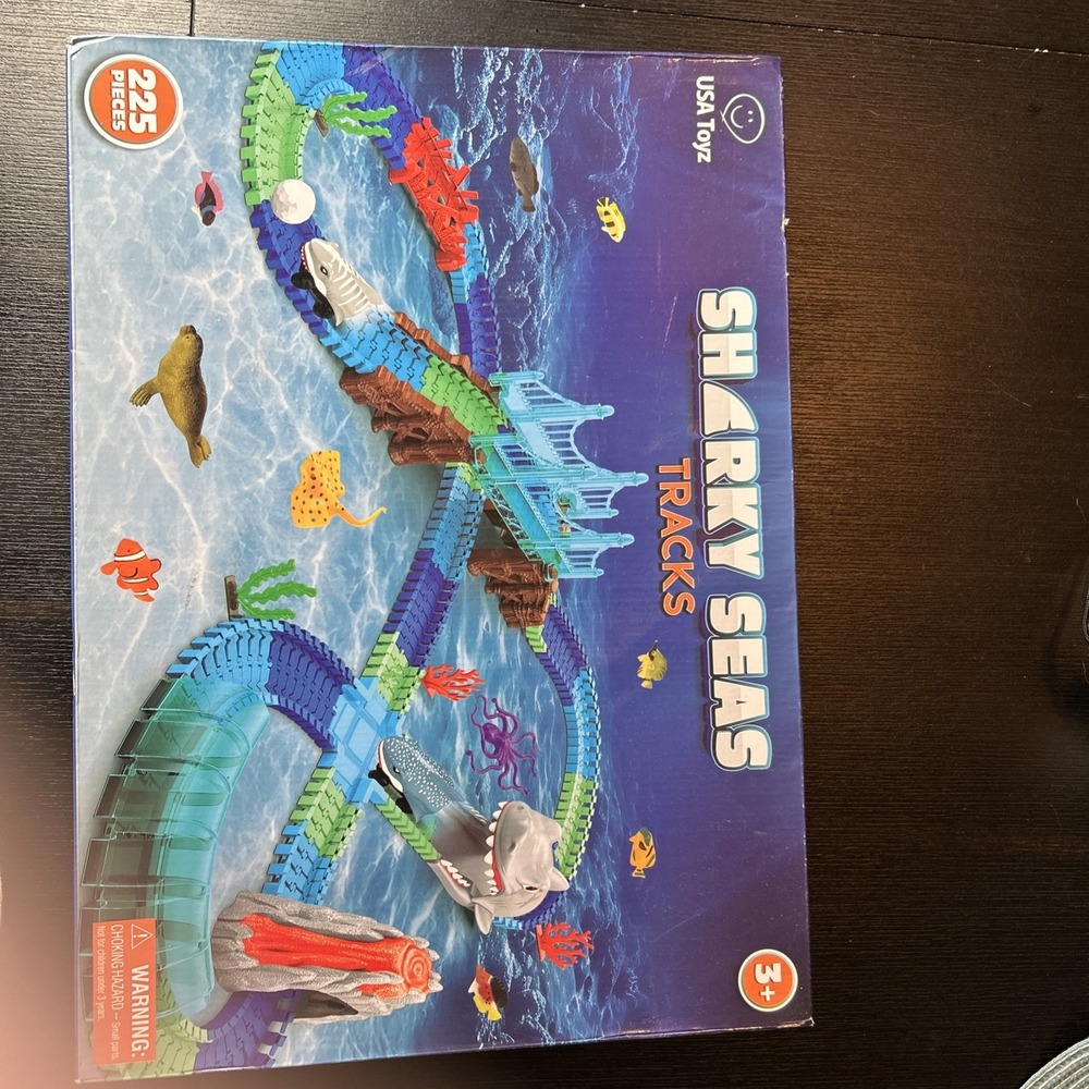 Sharky Seas Tracks 225 Pieces Tracks Are Flexible Build And Create New USA